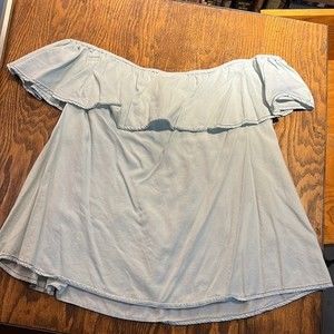 Ethereal 100% Cotton Off The Shoulder Top Size M